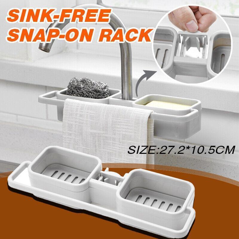 Adjustable Kitchen Sink Faucet Drain Rack | StorageOZ