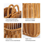 Rattan Style Hanging Basket in Two Sizes | StorageOZ