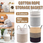 Cotton Rope Storage Basket Three Colourways | StorageOZ