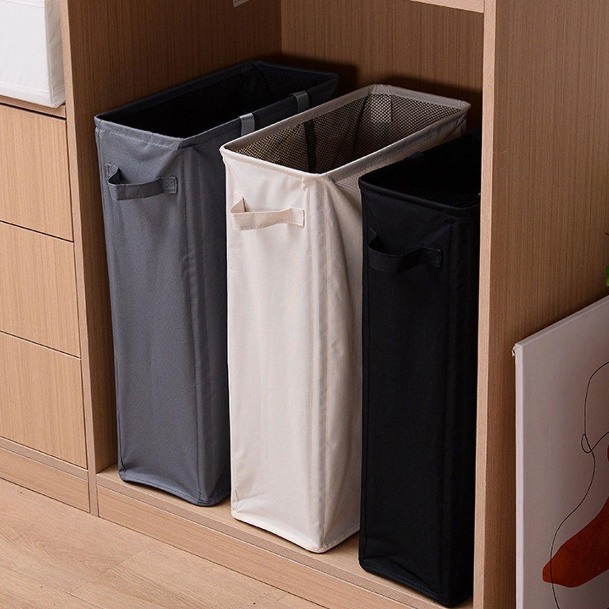 Slim Foldable Oxford Laundry Basket Four Colours | StorageOZ