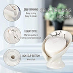 Ceramic Self Drain Soap Dish Three Colours | StorageOZ