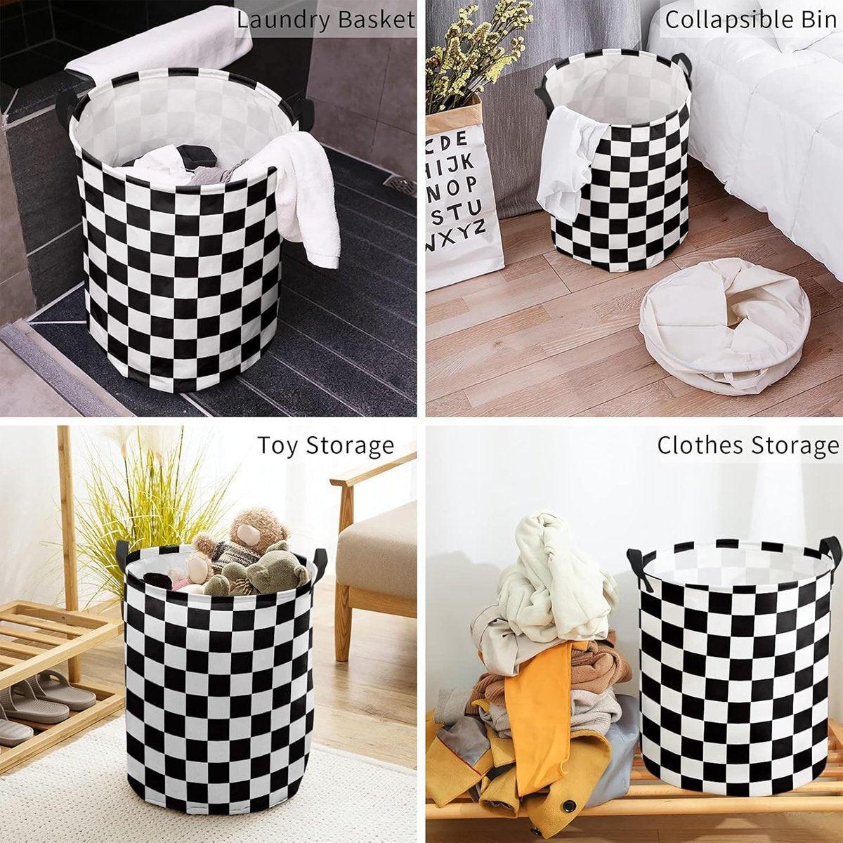 Foldable Printed Laundry Basket Six Prints | StorageOZ