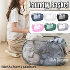 Foldable Mesh Laundry Basket in Six Colours | StorageOZ