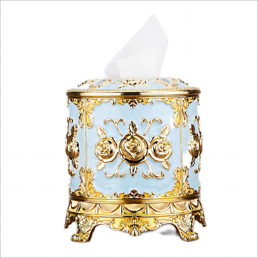 Round Tissue Boxes Two Colours Organiser | StorageOZ