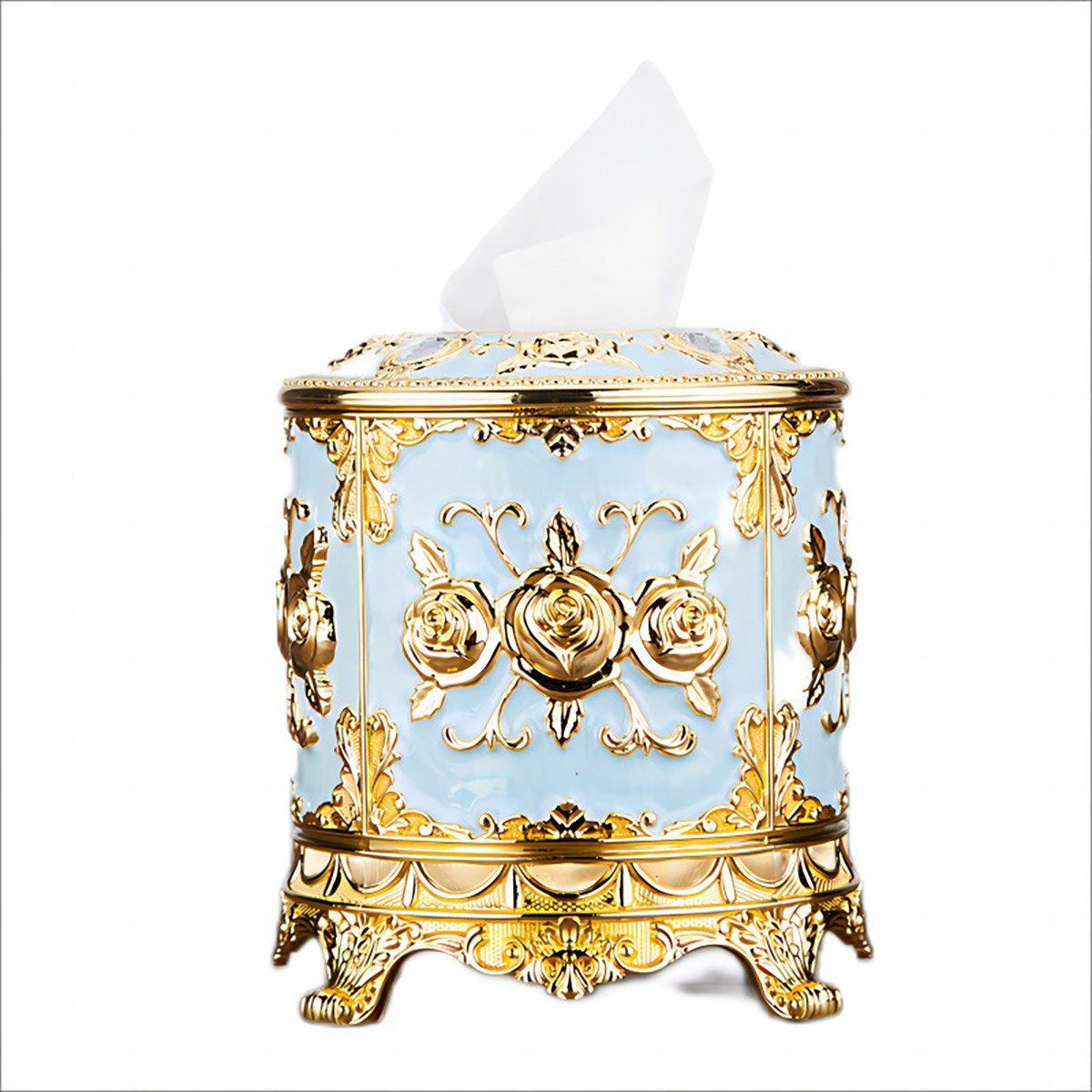 Round Tissue Boxes Two Colours Organiser | StorageOZ