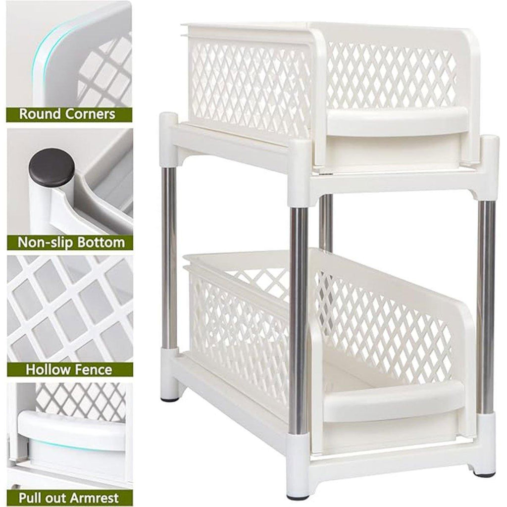 Pull Out Spice Drawer Rack in Two Colours | StorageOZ
