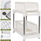 Pull Out Spice Drawer Rack in Two Colours | StorageOZ