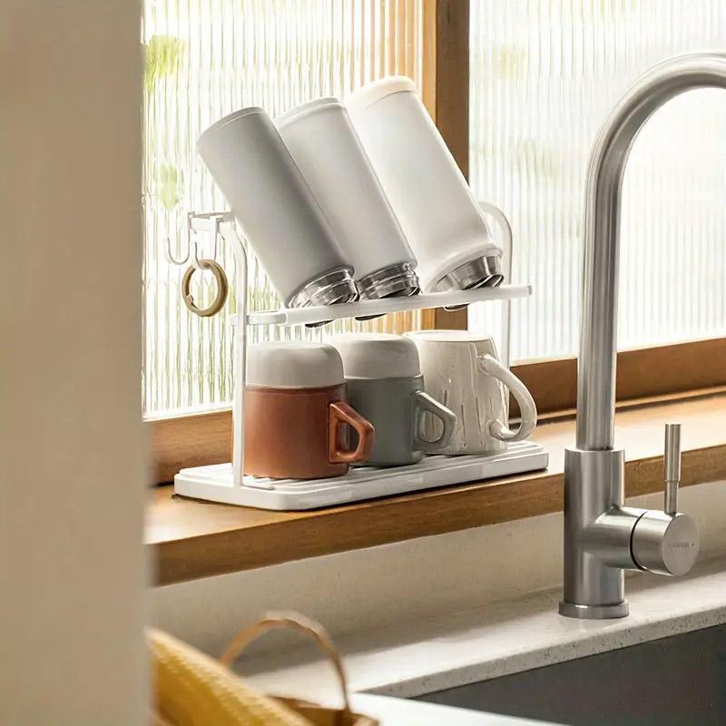 Two Layer Cup Drying Rack Two Sizes Rack | StorageOZ