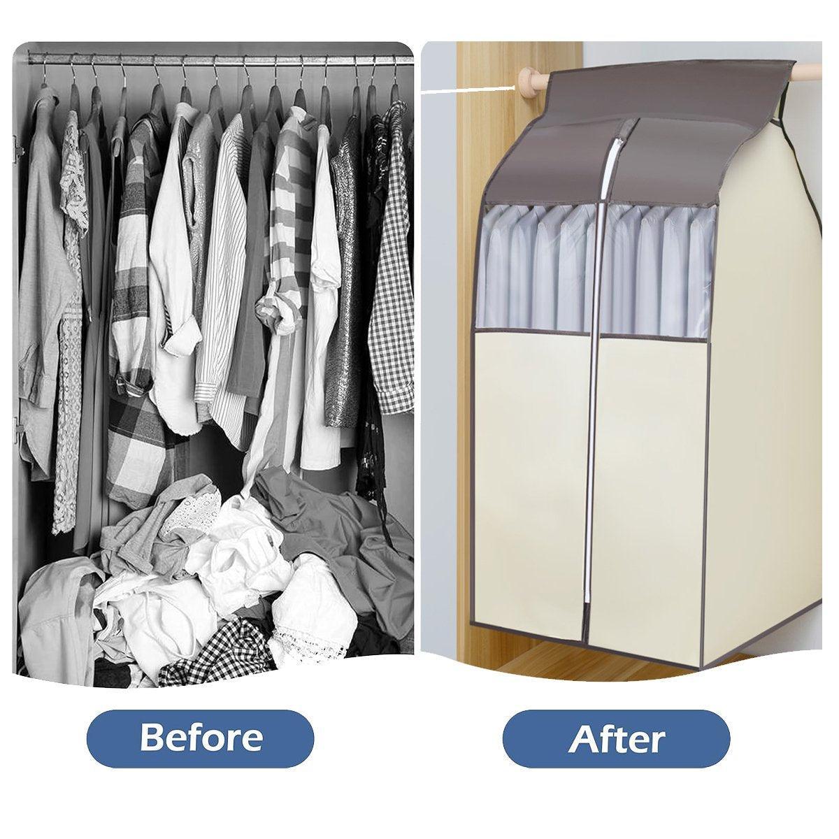 Clothes Dust Covers Two Sizes Organiser Set | StorageOZ