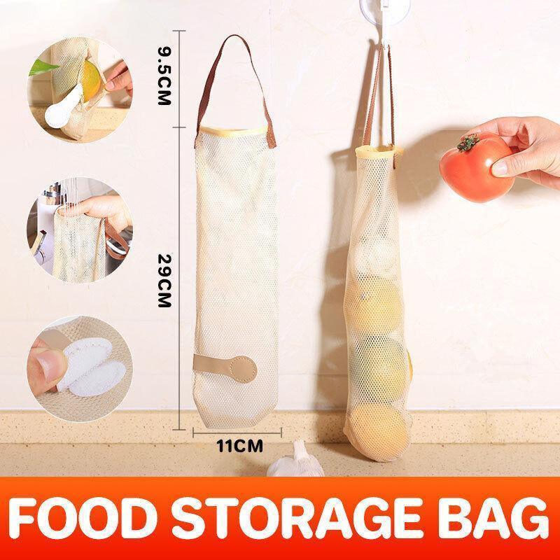 Hanging Kitchen Produce Storage Bag Dispenser | StorageOZ