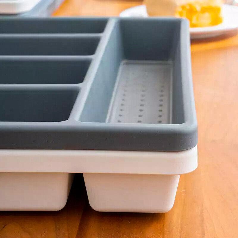 Kitchen Cutlery Drawer Tray in Two Colours | StorageOZ