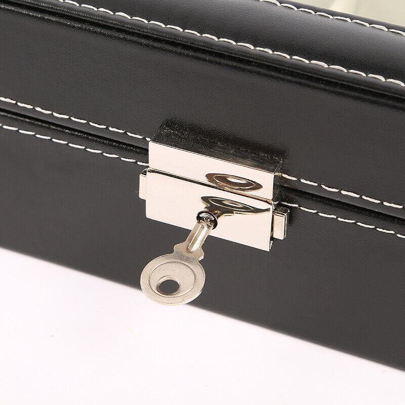 12 Grid Leather Watch Jewellery Display Box | StorageOZ
