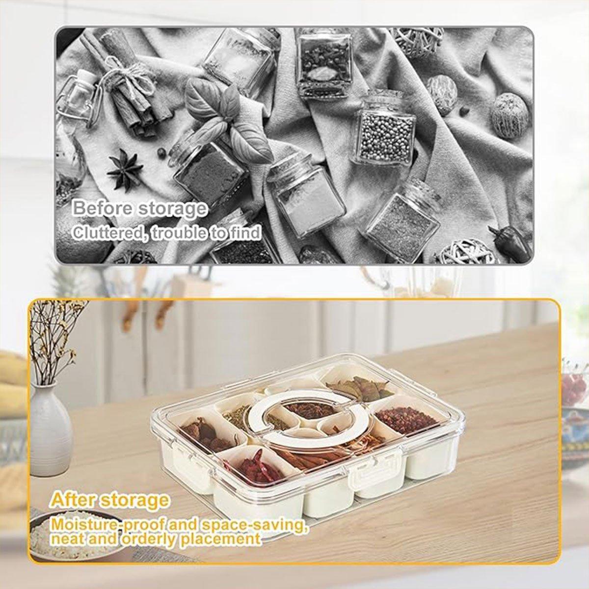 Airtight Spice Storage Box in Two Size Options | StorageOZ