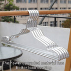 10 Pcs Aluminium Clothes Hangers Two Colours | StorageOZ