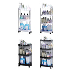 Rolling Storage Cart 3 or 4 Tiers Two Colours | StorageOZ