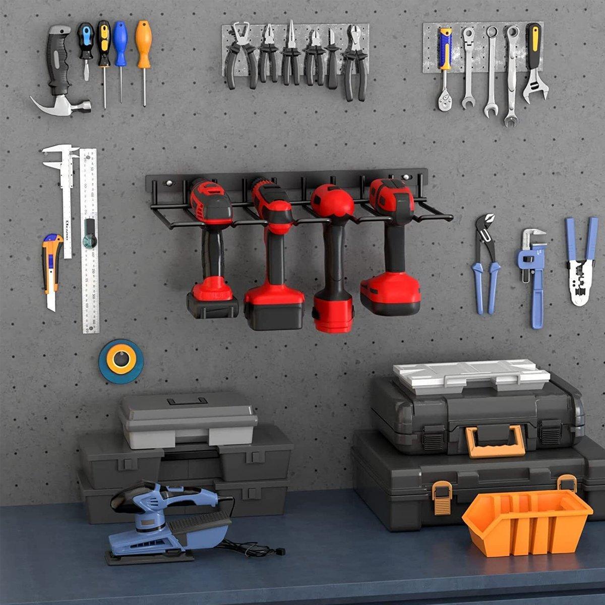 Metal Drill Storage Rack Garage Organiser | StorageOZ