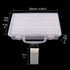 64 Grid Clear Plastic Craft Storage Box Case | StorageOZ
