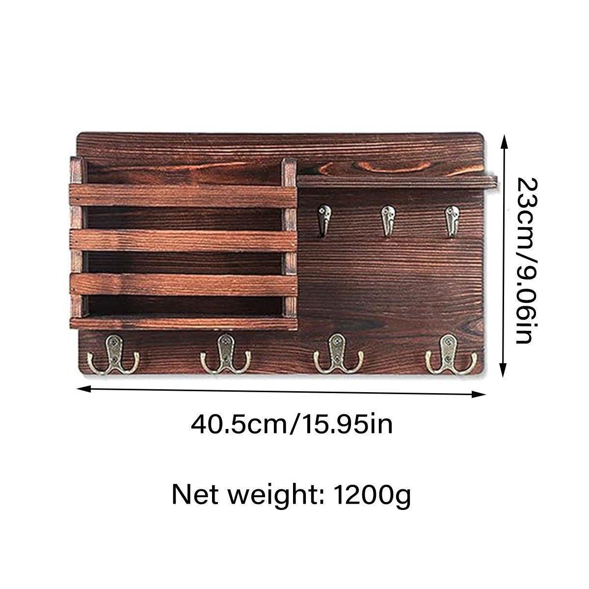 Wood Look Wall Shelf Storage Organiser Set | StorageOZ