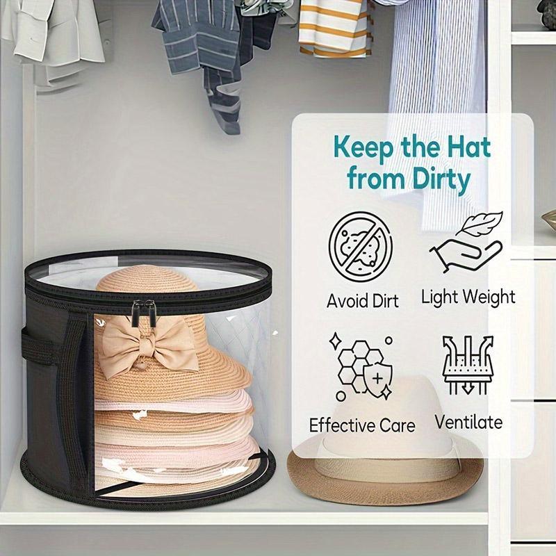 Round Hat Storage Bag for 7 Brimmed Hats | StorageOZ