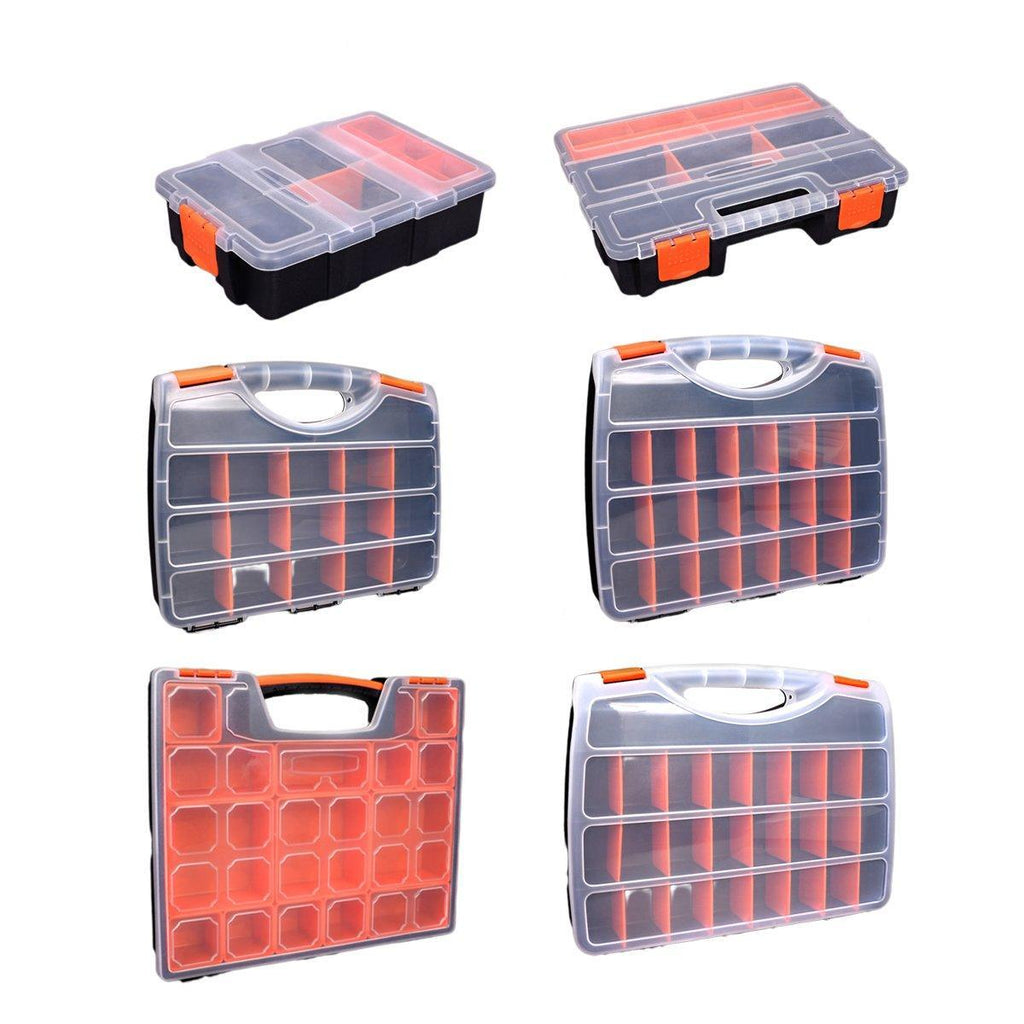Compartment Plastic Parts Box in Six Sizes | StorageOZ