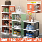 Vertical Shoe Rack 7 or 8 Tiers Three Colours | StorageOZ