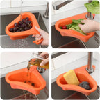 Swan Faucet Drain Basket Green or Orange | StorageOZ