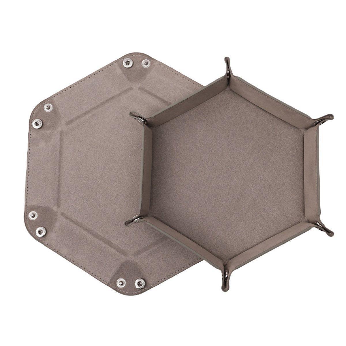 Hexagonal Velvet Folding Tray Six Colours | StorageOZ