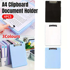 4 Pcs A4 Clipboard Folders in Three Colours | StorageOZ