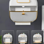 Wall Mounted Toilet Tissue Box Two Colours | StorageOZ