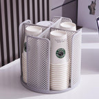 4 Compartment Rotating Cup Holder Three Colours | StorageOZ