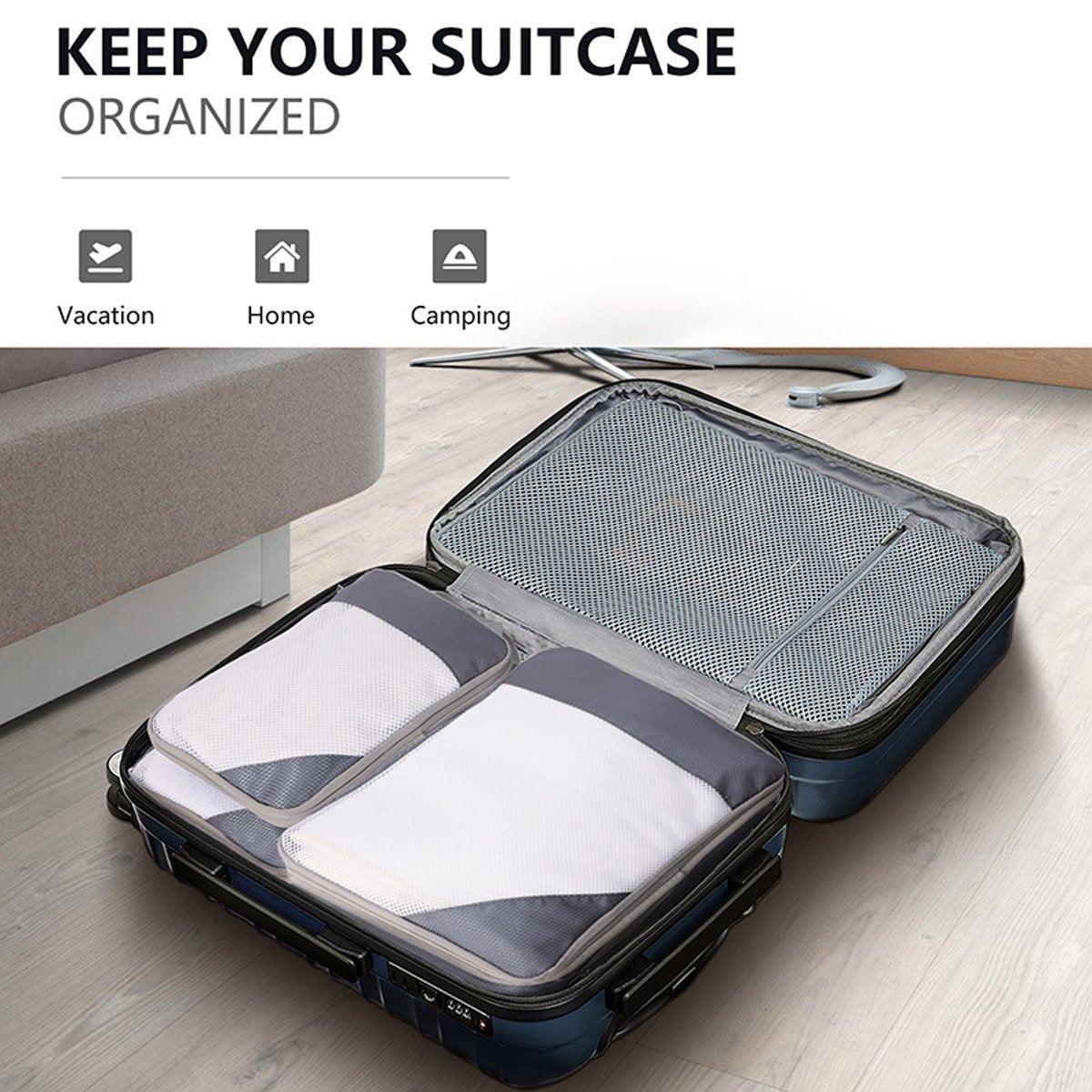 6 Pcs Mesh Travel Storage Bags Five Colours | StorageOZ