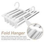 5 Bar Steel Pants Hanger Rack Two Colours | StorageOZ