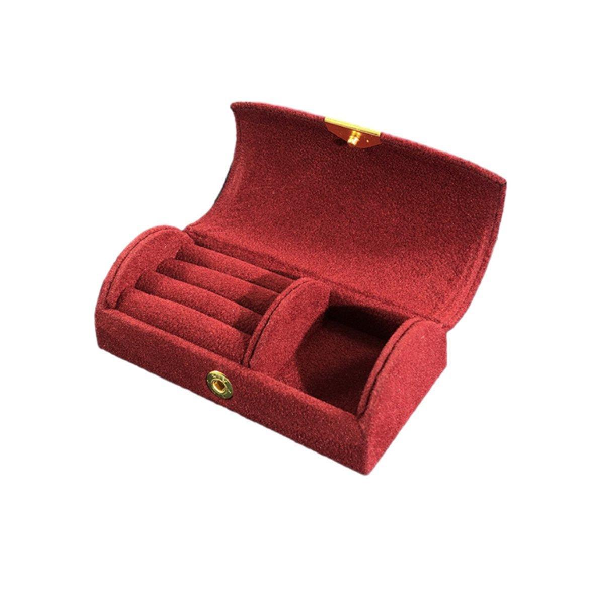 Flannel Travel Jewellery Case Six Colours | StorageOZ