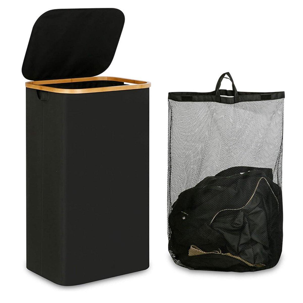 Bamboo Rim Laundry Hamper in Two Colours | StorageOZ