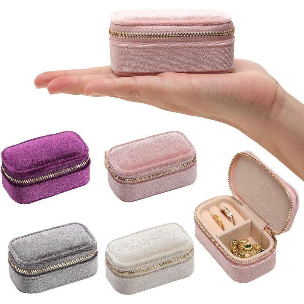 Mini Velvet Jewellery Box in Six Colours | StorageOZ