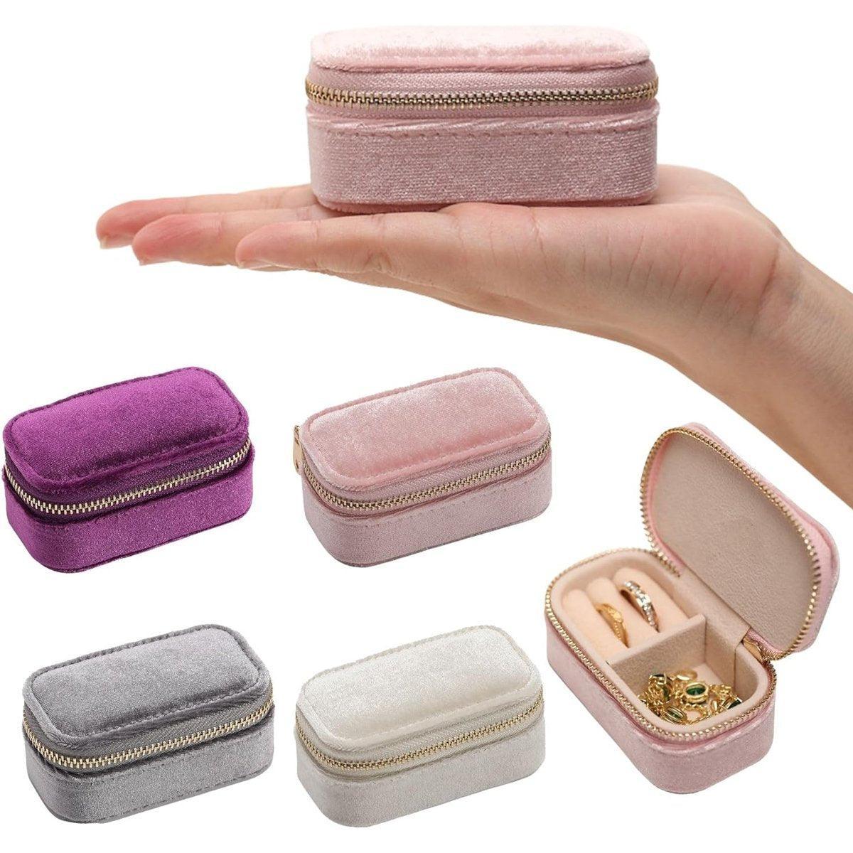 Mini Velvet Jewellery Box in Six Colours | StorageOZ