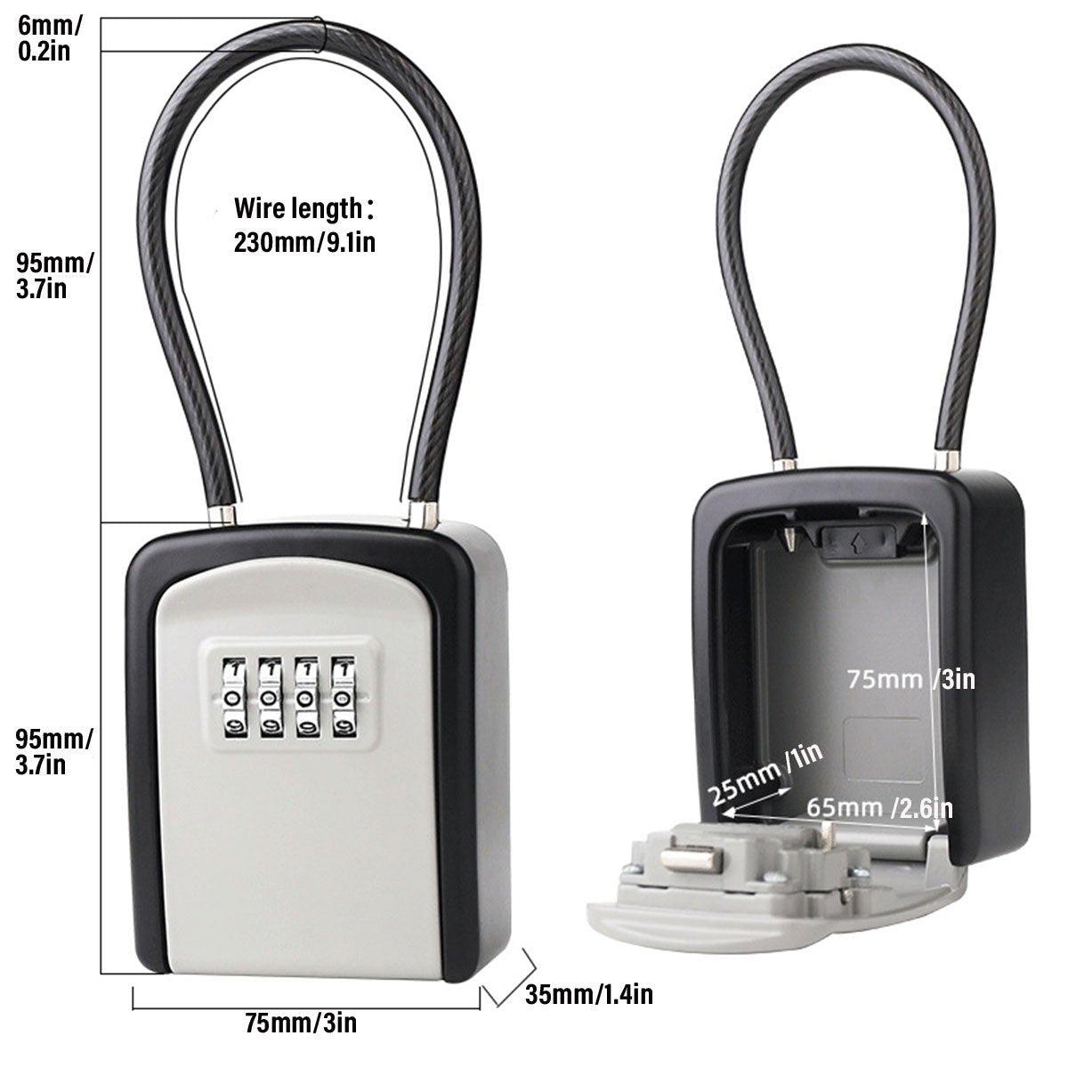 Key Safe Boxes Two Colours Home Organiser | StorageOZ