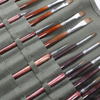 Canvas Brush Roll Art Storage Organiser Set | StorageOZ
