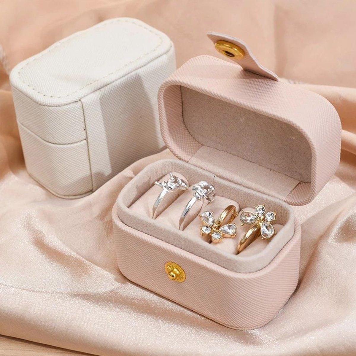 5 Pcs Mini Jewellery Boxes in Four Colours | StorageOZ