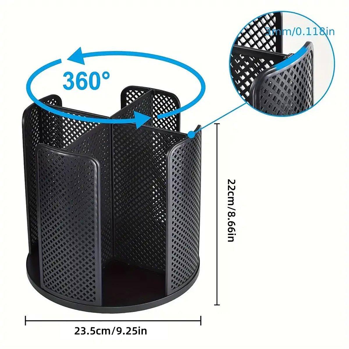4 Compartment Rotating Cup Holder Three Colours | StorageOZ