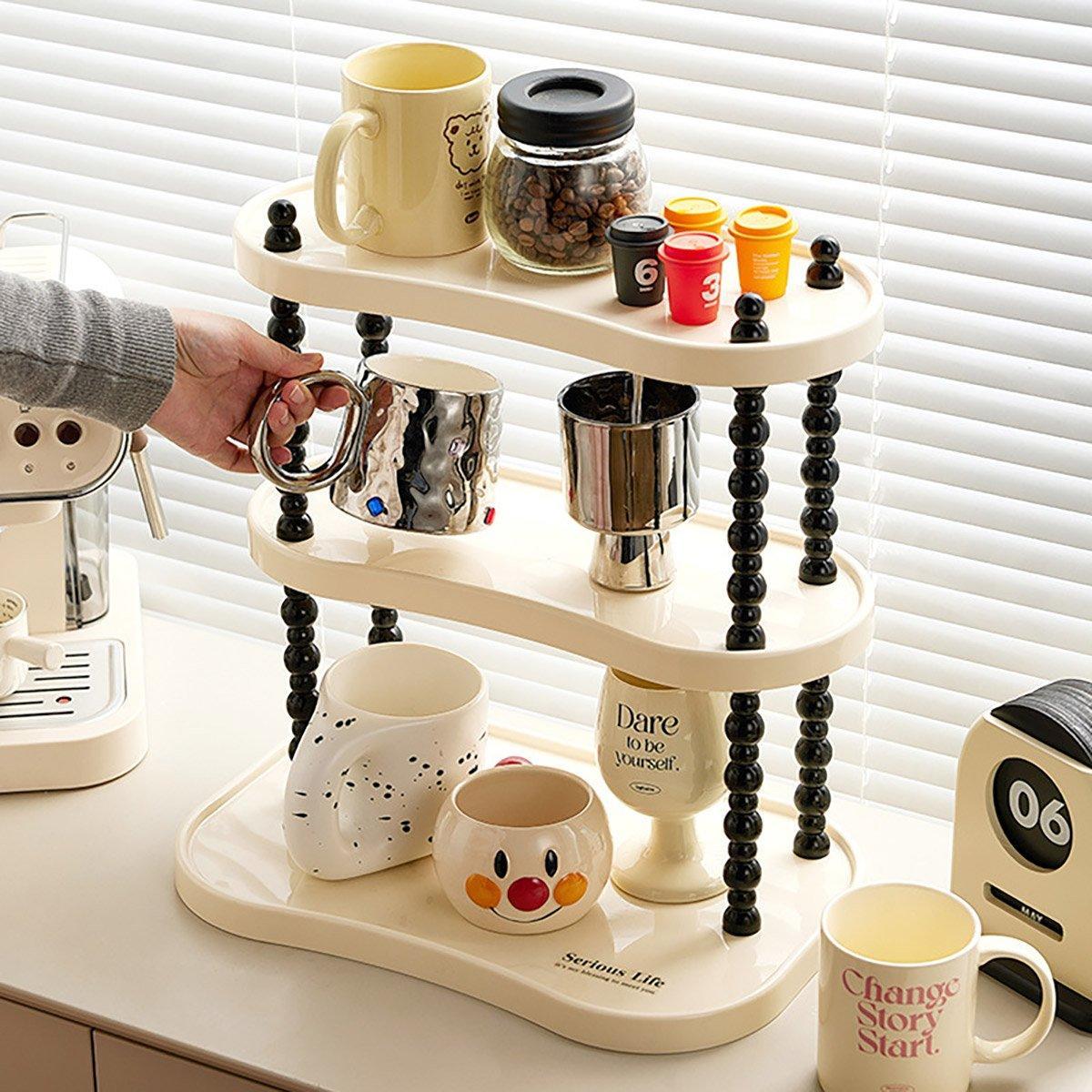 Mug Display Rack Two or Three Layer Options | StorageOZ