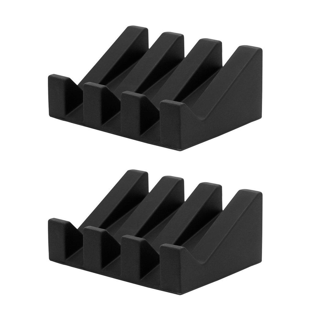2 Pcs Silicone Soap Dish Holders Two Colours | StorageOZ