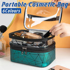 Double Layer Travel Makeup Bag Six Colours | StorageOZ