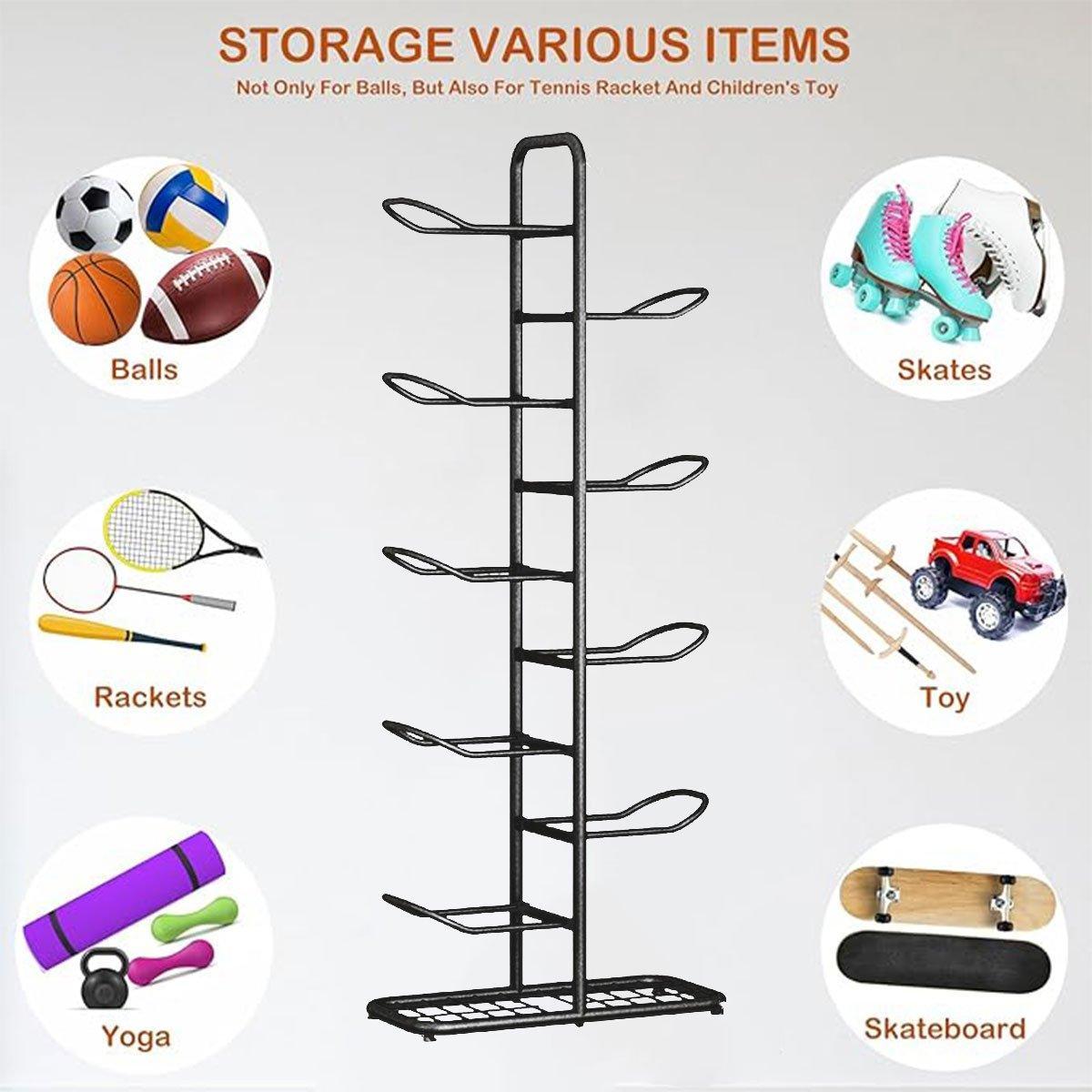Multi Layer Basketball Storage Rack Iron Frame | StorageOZ