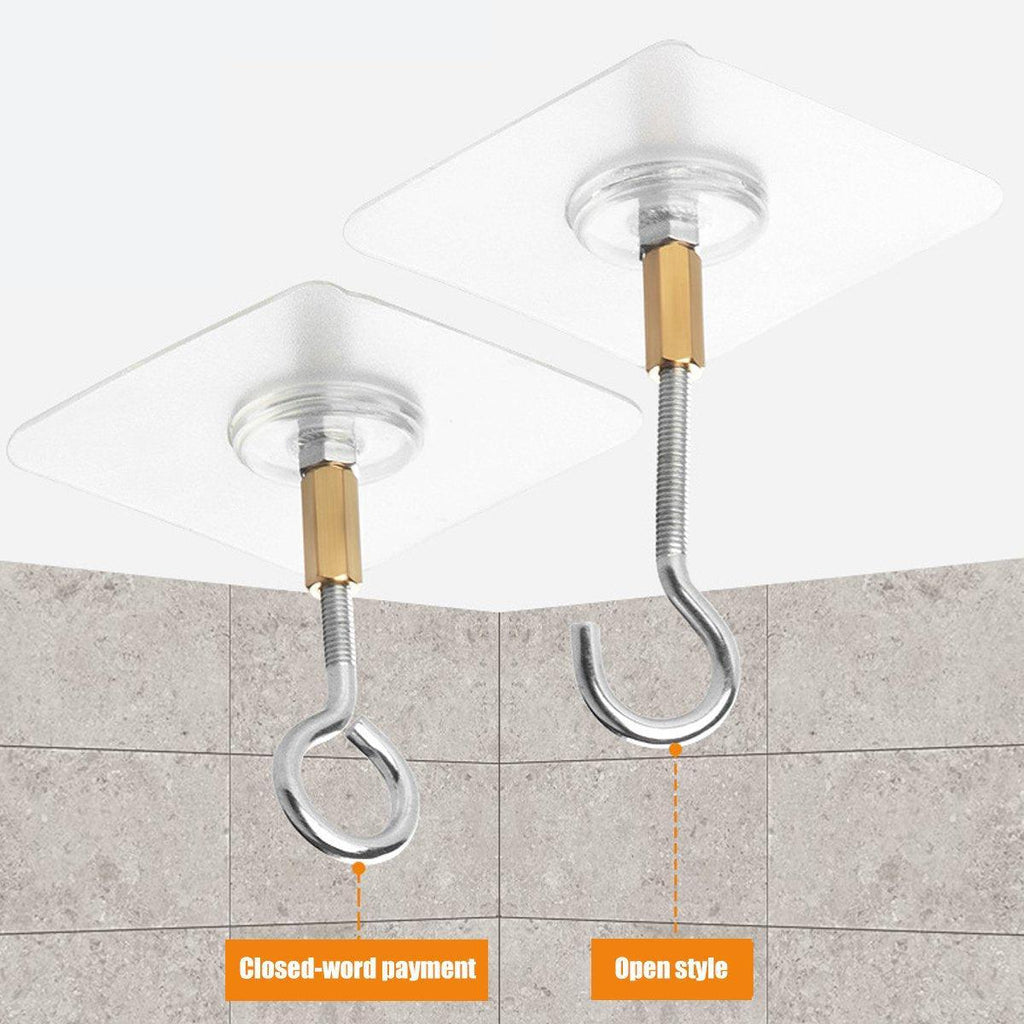 12 Pcs Stainless Steel Adhesive Wall Hooks | StorageOZ