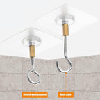 12 Pcs Stainless Steel Adhesive Wall Hooks | StorageOZ