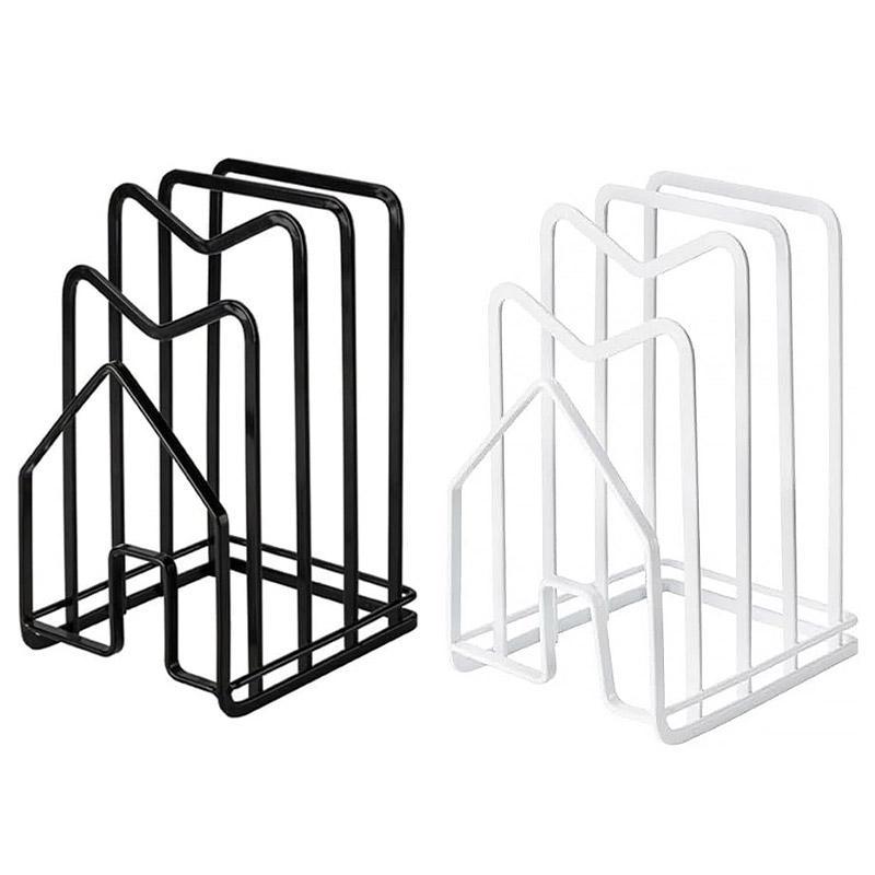 Pot Lid Chopping Board Rack in Two Colours | StorageOZ