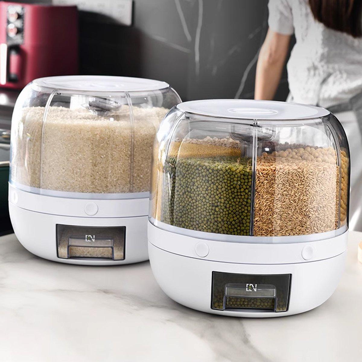 Rotating Grain Case Kitchen Storage Organiser | StorageOZ