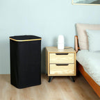 Bamboo Rim Laundry Hamper in Two Colours | StorageOZ