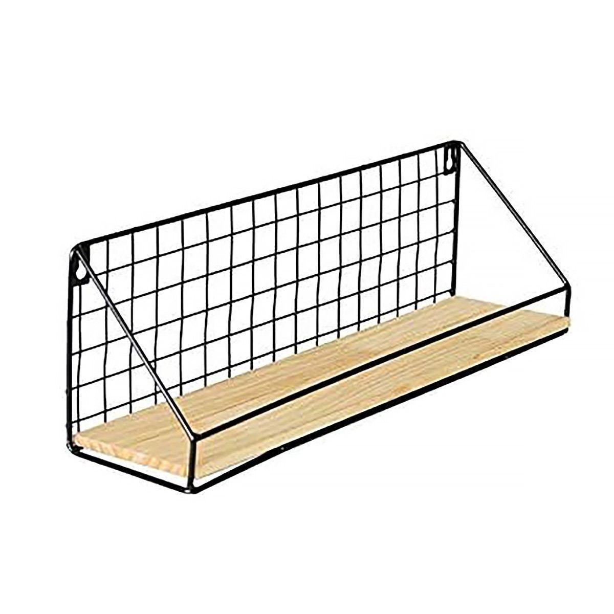 Iron Wood Wall Storage Rack Four Variants | StorageOZ